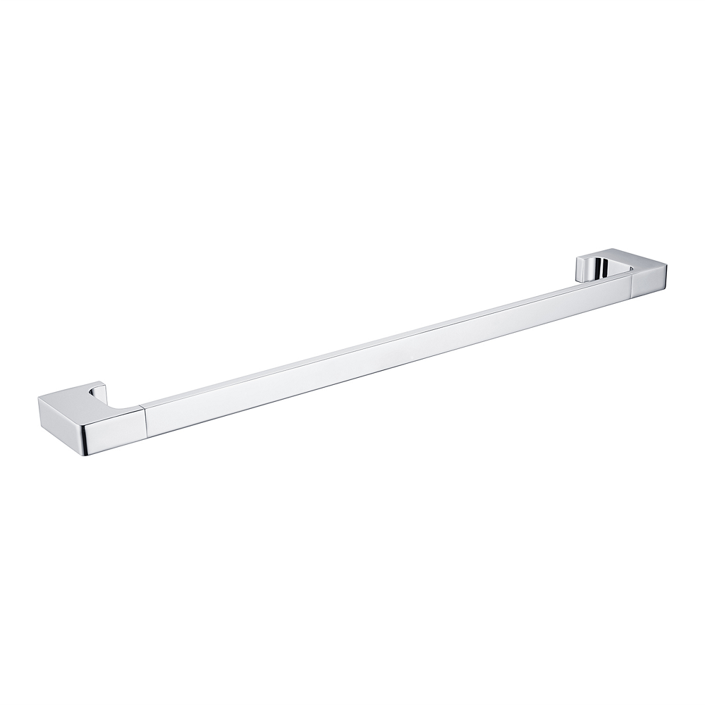 Nero Pearl Single Towel Rail 800mm Chrome NR8030CH