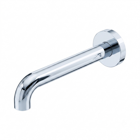 Amelie Royale II Wall Basin/Bath Spout Only Curved 185mm Chrome BDO221903D185CH