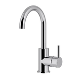 Meir Round Gooseneck Basin Mixer Chrome MB17-C