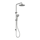 Amelie Royale Deluxe Round Twin Shower 3 Function Hand Shower Dual Check Valve Chrome BDO250805DCH