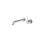 Nero Mecca Wall Basin/Bath Mixer Separate Back Plate Handle Up 230mm Chrome NR221910D230CH