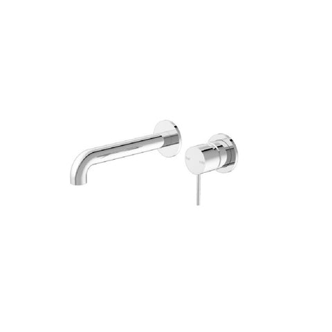 Nero Mecca Wall Basin/Bath Mixer Separate Back Plate 120mm Chrome NR221910C120CH