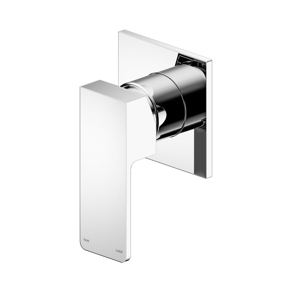 Amelie Royale Square Uni Body Shower Mixer Square Plate Chrome (Full Kit) BDO301511CH