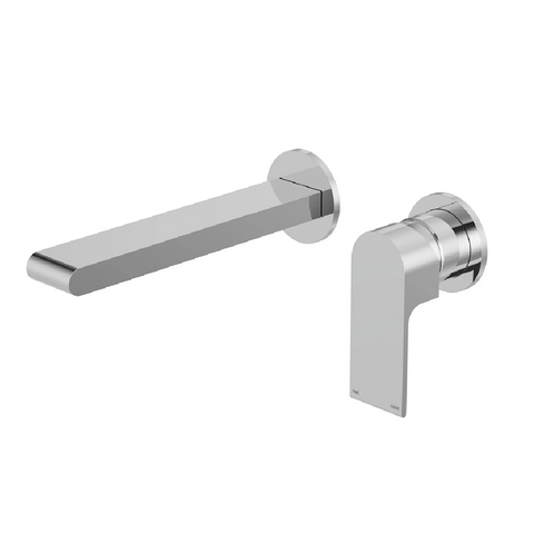 Nero Bianca Wall Basin/Bath Mixer 187mm Separate Back Plate Trim Kits Only Chrome NR321510ETCH