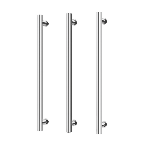 Phoenix Heated Triple Towel Rail Round 800mm Chrome 650-8763-00
