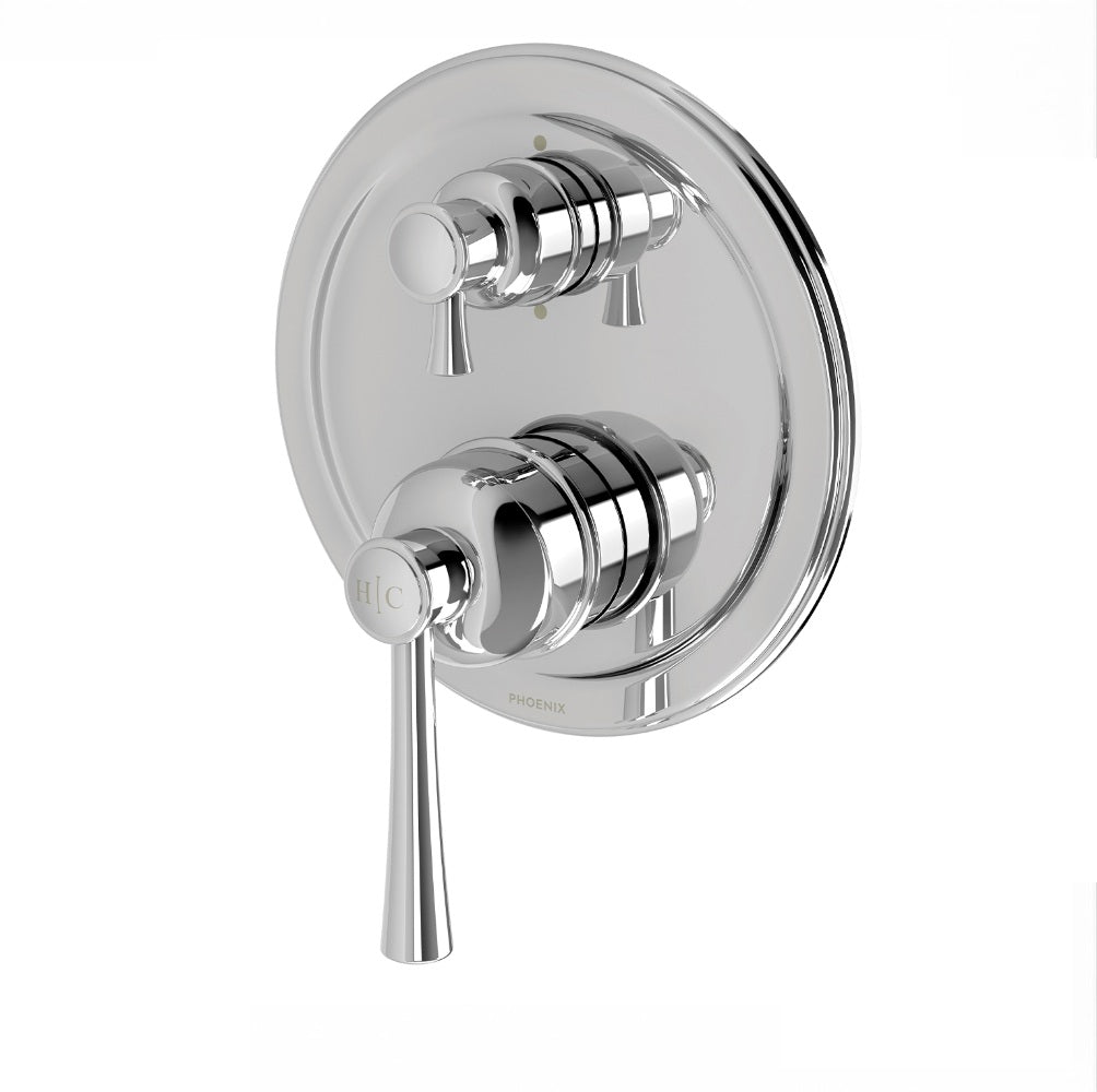 Phoenix Cromford SwitchMix Shower / Bath Diverter Mixer Fit-Off Kit Chrome 134-2940-00-1