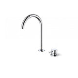 Caroma Liano II Hob Basin Mixer Set 200mm Chrome 96405C65A