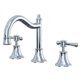 Phoenix Nostalgia Lever Basin Set Shepherds Crook Chrome NS104L-00-1