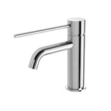 Phoenix Vivid Slimline Basin Mixer Curved Outlet with Extended Lever Chrome 114-7701-00