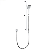 Otti Taran Shower Rail w/ Square Hand Shower Head Chrome ITSR