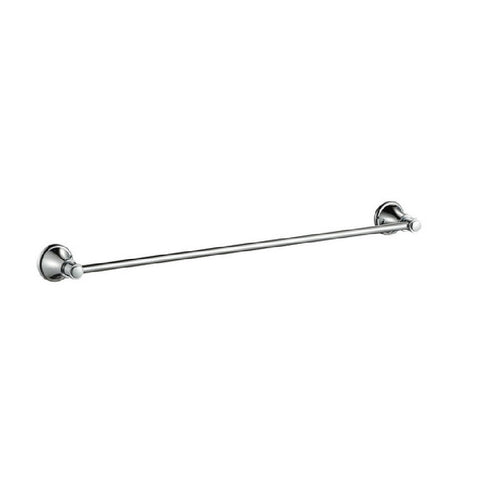 Ikon Clasico Single Towel Rail 800mm Chrome 66501-800