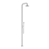 Linkware Elle 316 Stainless Steel Collection Freestanding Twin Shower Brushed Stainless SST21602B