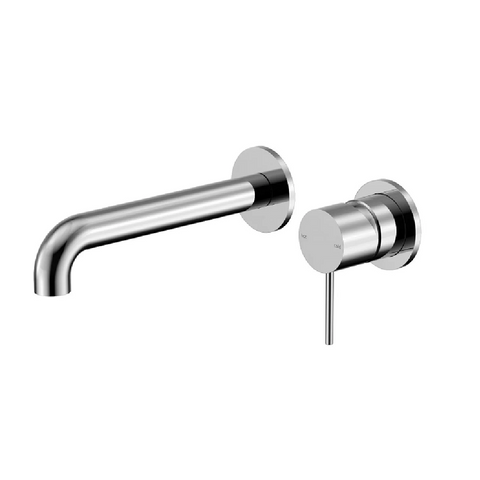 Nero Mecca Wall Basin / Bath Set (Separate Plates) 260mm Trim Kits Only Chrome NR221910C260TCH