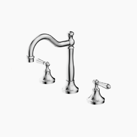 Nero York Swivel Basin Set w/Metal Lever Chrome NR692102A02CH