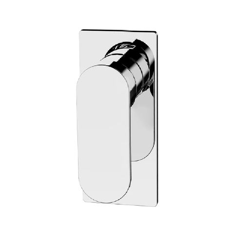 Amelie Royale Paddle Wall Shower Mixer Rectangle Plate (Trim Kit Only) Chrome BDO301311TCH