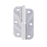 Trio Hinge Butt Radius Lift Off 89x58x1.6mm Left Hand Chrome TRB89LHLOCP20