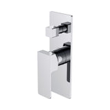 Amelie Royale Square Shower Mixer Uni Body w/ Diverter (Trim Kit Only) Chrome BDO301511ATCH