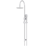 Meir Round Overhead Shower Rail - Three Function Hand Shower Set 200mm Chrome MZ0904-C