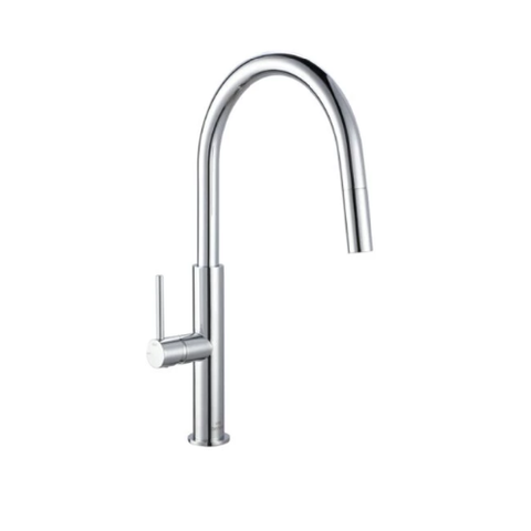 Vito Bertoni Alfie Sink Mixer Gooseneck Pull-Out Save Mode Chrome 85970