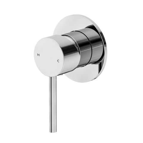 Amelie Royale Pin Wall Shower Mixer 80mm Round Plate (Trim Kit Only) Chrome BDO250811TCH