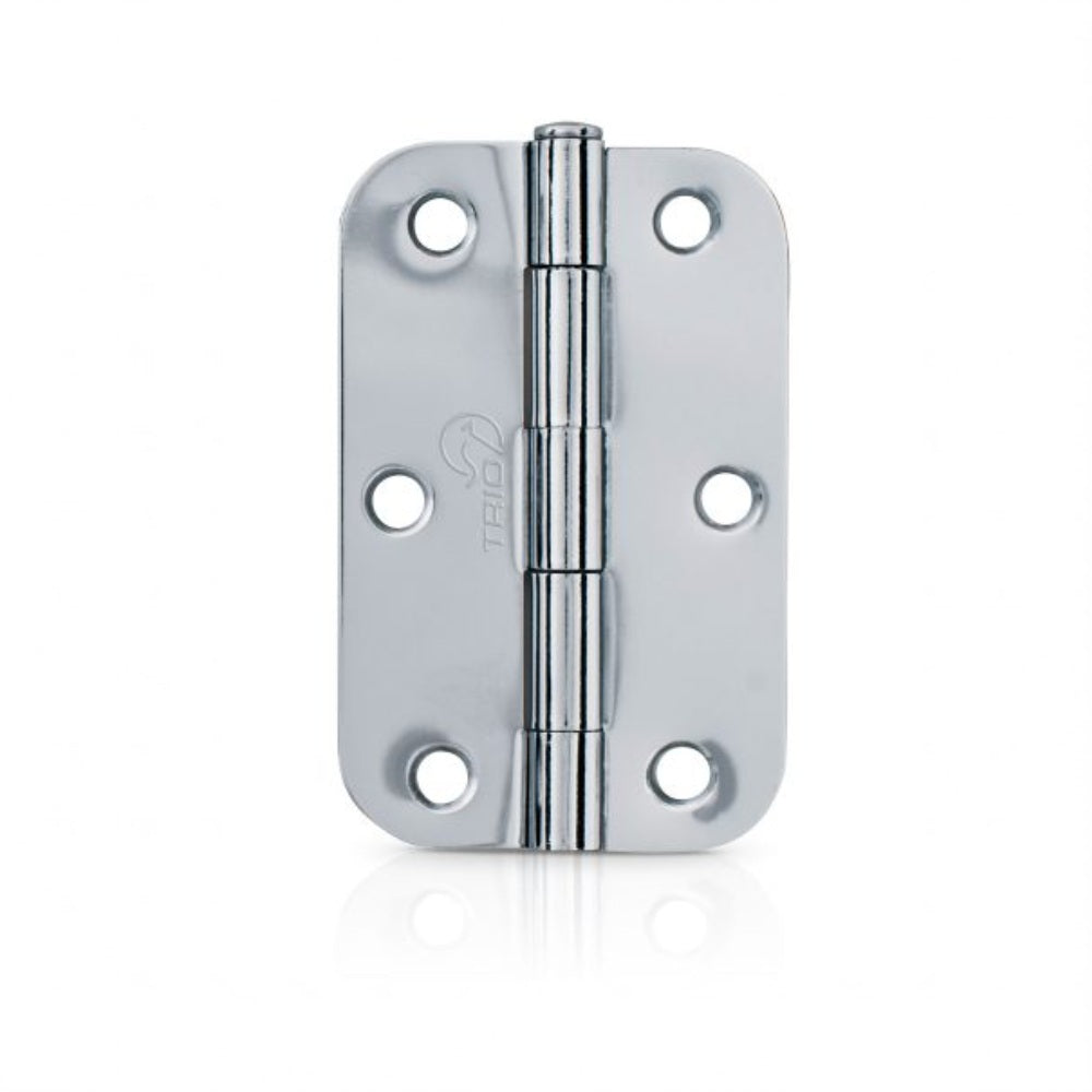 Trio Hinge Radius 89x73x2.0mm Loose Pin Chrome TRB8920LPCP20