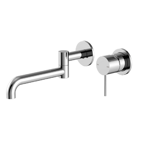 Nero Mecca Wall Basin / Bath Set Swivel Spout 225mm Trim Kit Only Chrome NR221910RTCH