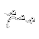 Phoenix Nostalgia Lever Basin/Bath Set 180mm Shepherds Crook Chrome NS1127-00