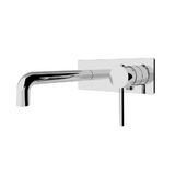 Amelie Royale Pin Wall Basin/Bath Mixer Rectangle Plate (Trim Kit Only) 185mm Chrome BDO250810BTCH
