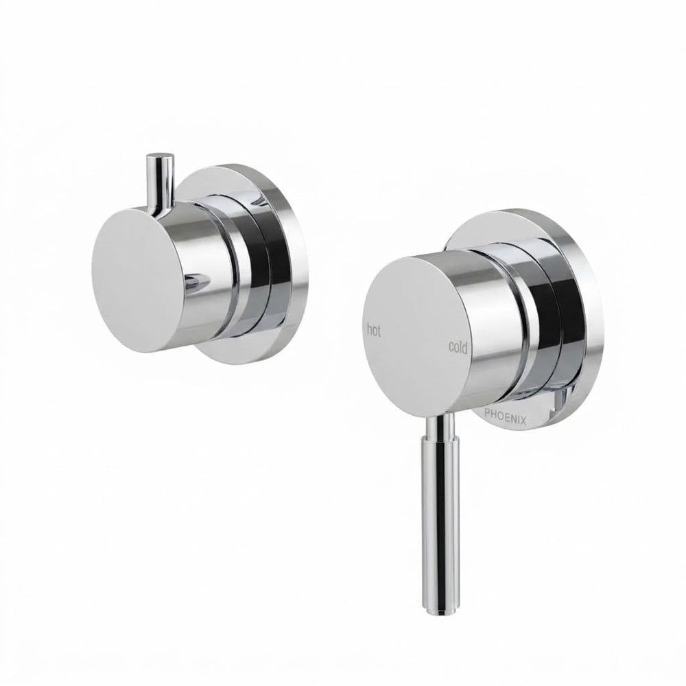 Phoenix Vivid Mkii Switchmix Shower / Bath Diverter Mixer Fit-Off Kit Chrome 146-2940-00-1