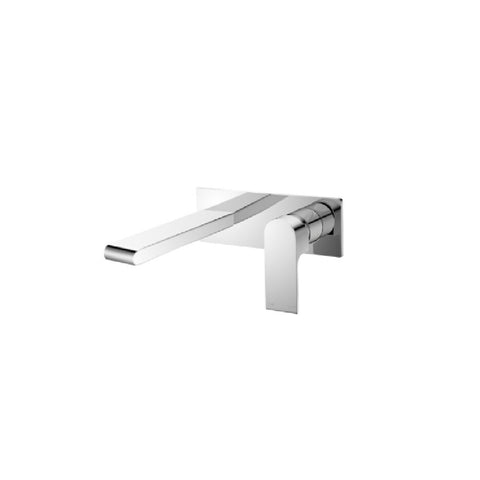 Nero Bianca Wall Basin/Bath Mixer 187mm Chrome NR321510ACH