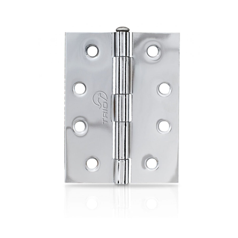 Trio Hinge Butt 100x75x1.6mm Loose Pin Chrome T10016LPCP20