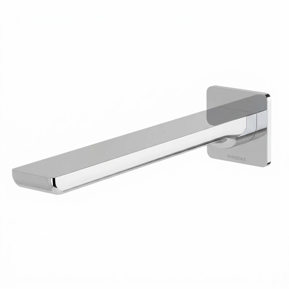Phoenix Gloss MKII Wall Basin / Bath Outlet 200mm Chrome 135-7610-00-1