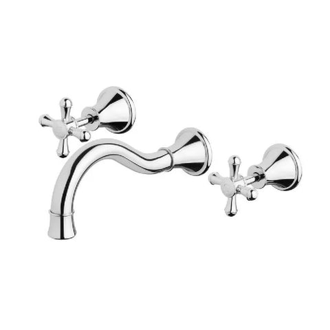 Phoenix Nostalgia Basin/Bath Set 180mm Shepherds Crook Chrome NS1126-00