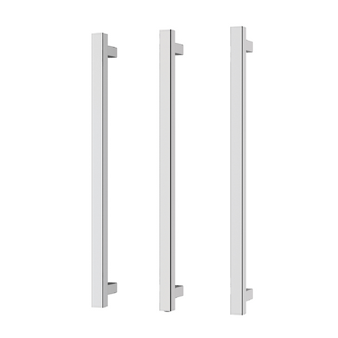 Phoenix Heated Triple Towel Rail Square 800mm Chrome 651-8763-00