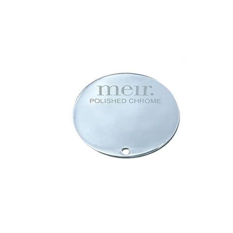 Meir Round Colour Sample Disc (No Box) Polished Chrome NBMD01.02C