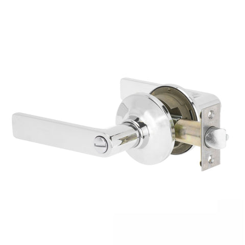 Lockwood Symmetry Privacy Set Lever 3 Chrome Plate 7552CP