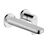 Hansgrohe Rebris S 2H Wall-Mounted Basin Mixer 20.5cm Lead Free Chrome 72528003