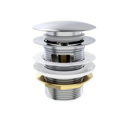 Otti Mushroom Bath Pull Out Popup Waste Overflow Chrome M40CH-OF