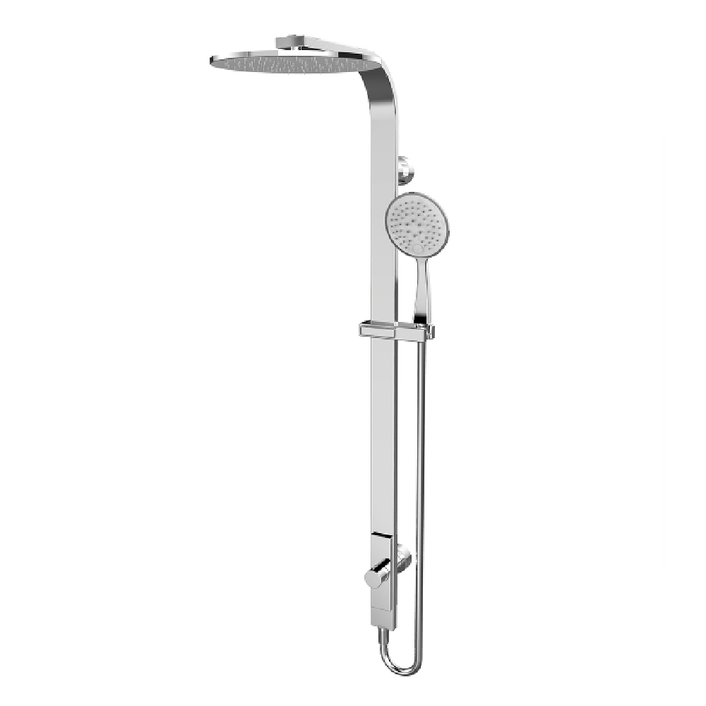 Nero Astra Rain Round Shower Set Single Hose Chrome NR281305ACH