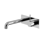 Nero Mecca Wall Basin / Bath Set 230mm Handle Up Trim Kits Only Chrome NR221910B230TCH