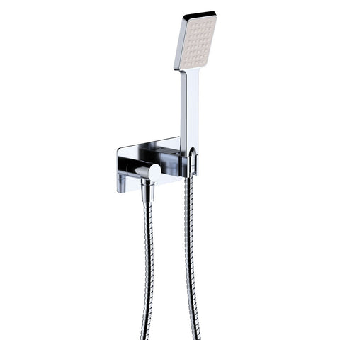 Fienza Koko Hand Shower Rectangular Plate Chrome 433116