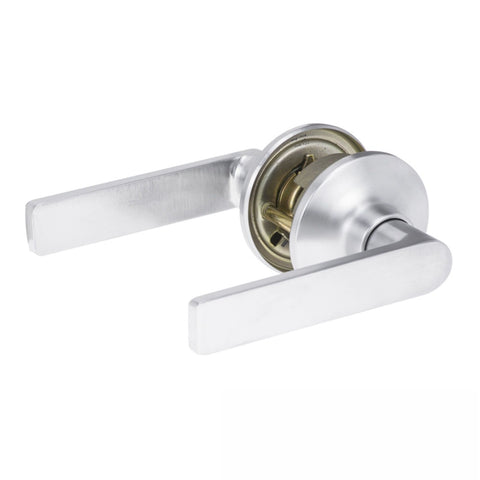 Lockwood Symmetry Passage Set Lever 3 Satin Chrome 7551SC