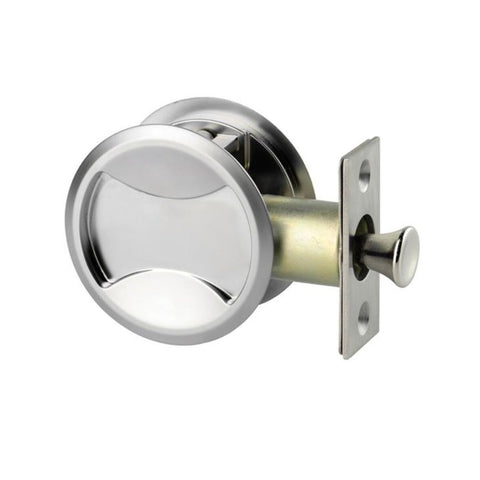 Lockwood Symmetry Cavity Sliding Door Passage Set Chrome 7450CPDP