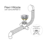 Seima Flexiwaste Bath Overflow Pop-out Kit Chrome 192240