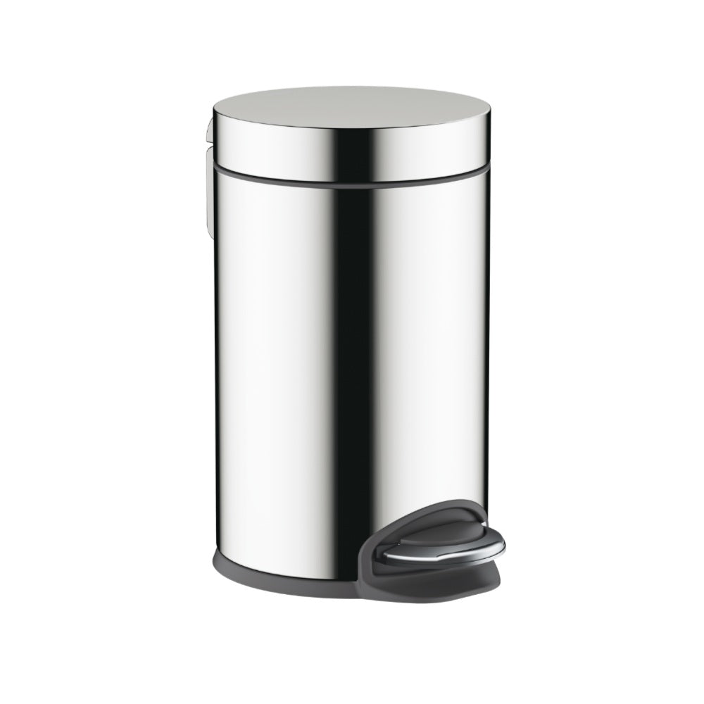 Hansgrohe Addstoris Pedal Bin Brushed Black Chrome 41775340