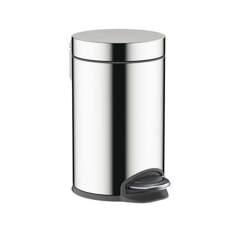 Hansgrohe Addstoris Pedal Bin Brushed Black Chrome 41775340