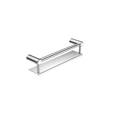 Nero Mecca Care 25mm Grab Rail With Shelf 450mm Chrome NRCR2518CCH