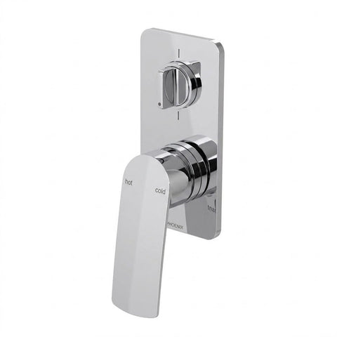 Phoenix Mekko Switchmix Shower / Bath Diverter Mixer Chrome 115-2910-00-1