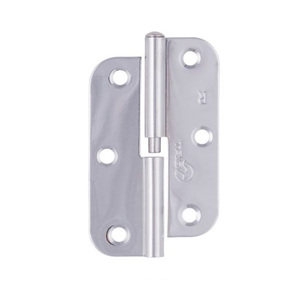 Trio Hinge Butt Radius Lift Off 89x58x1.6mm Right Hand Chrome TRB89RHLOCP20