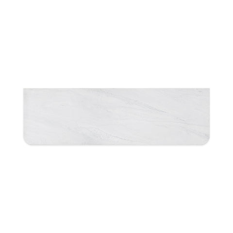 Fienza Curved Solid Surface Benchtop 1500mm (No Taphole) Cloudburst 532-164